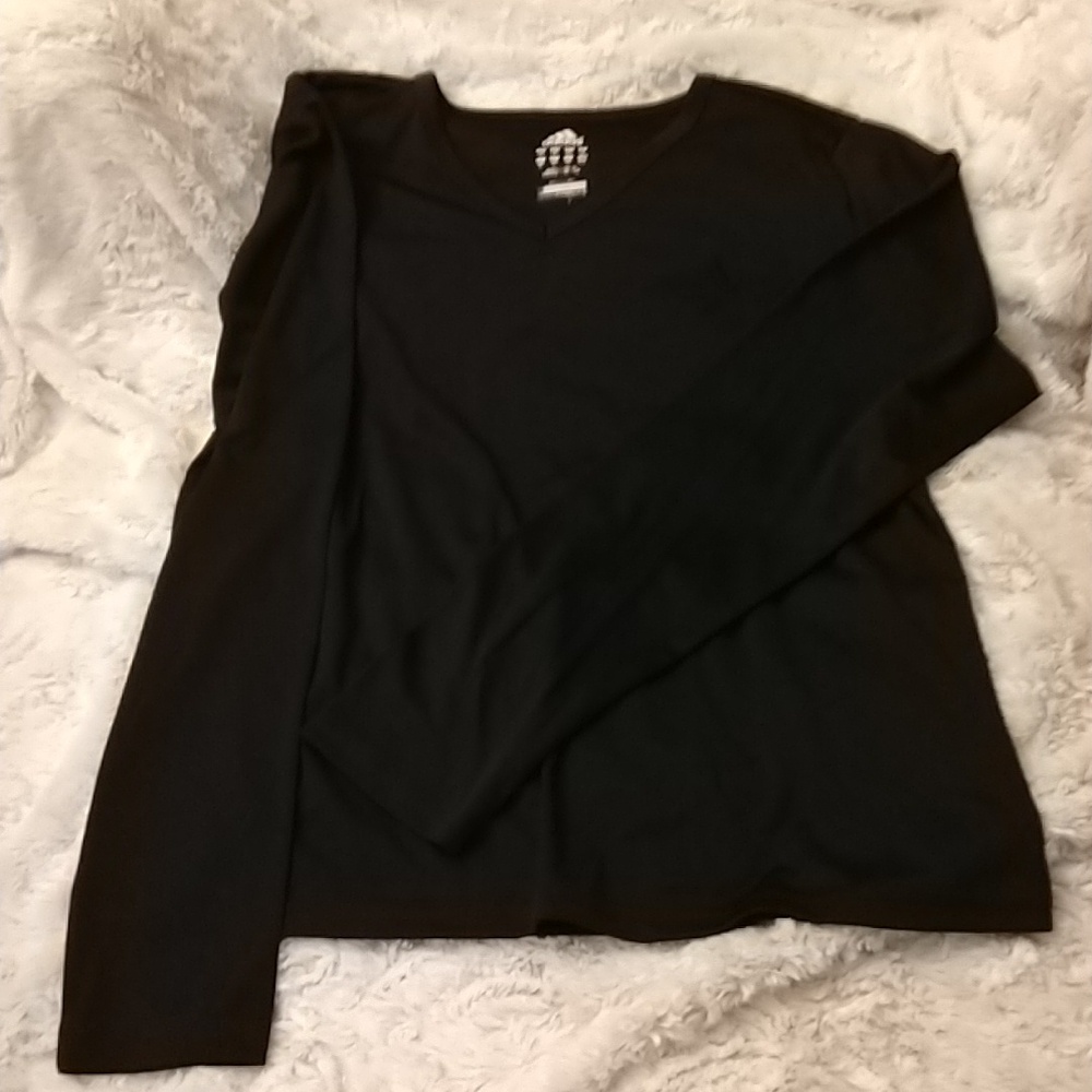 Adidas V-necked, long-sleeved, ATS Dry Athletic Shirt